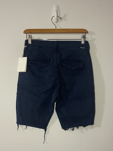 NUEVO CON ETIQUETAS Mother The Shaker Prep Corto Fray Corte 8” Entrepierna Carbono Azul Marino Talla 24 - Imagen 5 de 11