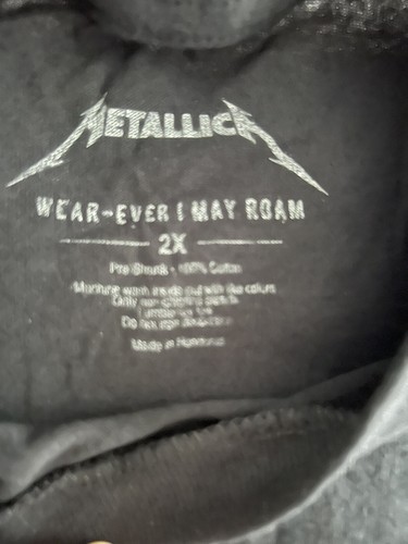 CAMISETA METALLICA 2021 TOUR 2XL MÁS FUERTE QUE LA VIDA AFTERSHOCK HOLLYWOOD ROCKVILLE - Imagen 5 de 7