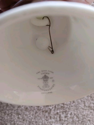1982 Crown Staffordshire England Fine Bone China Charles & Princess Diana Bell - Picture 3 of 6