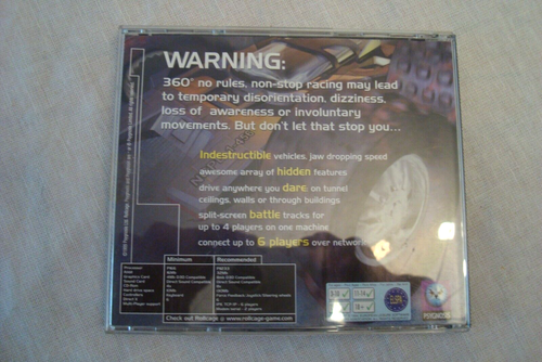 VINTAGE WINDOWS PC GAMES, 400+ SHAREWARE GAMES CD & ROLLCAGE RACING GAME, SUPERB - Picture 7 of 8