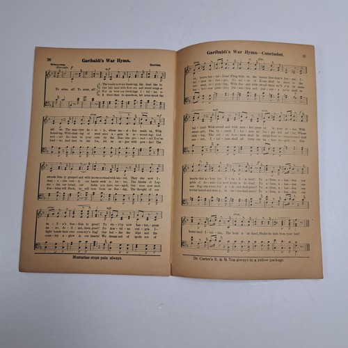 Vintage Songs for the Hour Songbook SC Wells & Co., LeRoy, NY Publisher - Picture 7 of 7