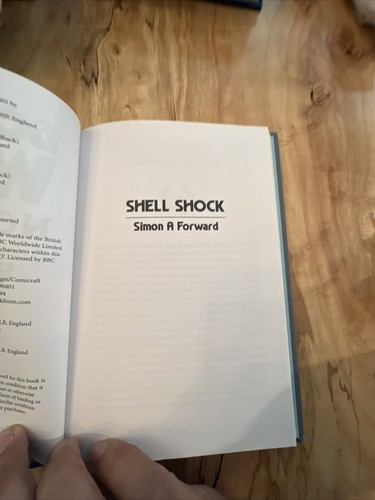 Doctor Who Novella Hardcover Shell Shock NEW Old Store Stock Simon A Forward - Picture 6 of 7