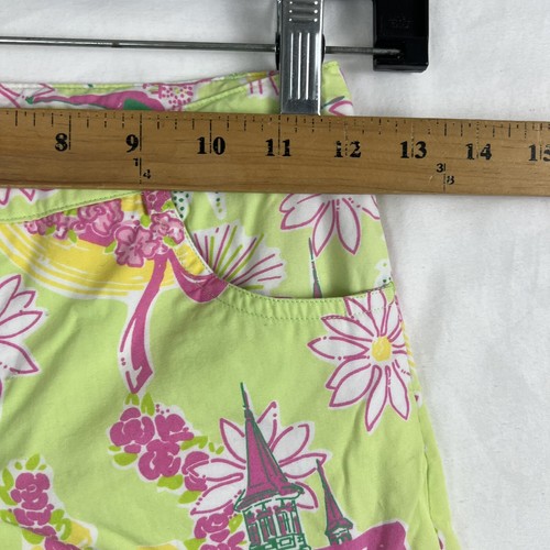 Vtg Lilly Pulitzer Capri Pants Shorts Crop Girls 6 Colorful Summery Beach - Picture 5 of 8