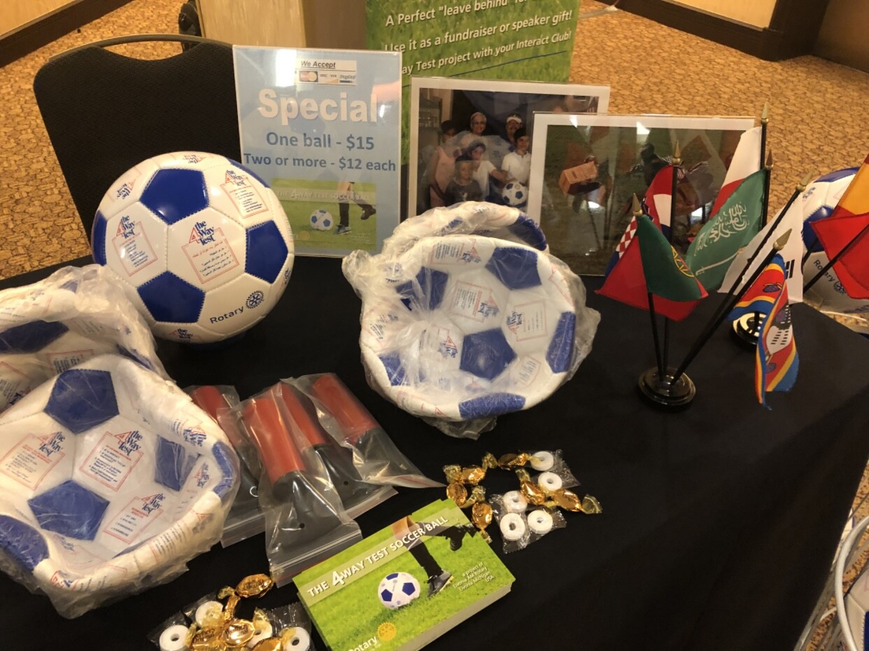Rotary 4 Way Test Soccer Ball - Picture 5 of 10
