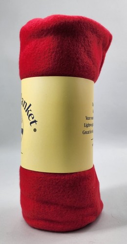 Manta polar Yacht & Smith 50 pulgadas x 60 pulgadas Manta roja ultra suave - Imagen 3 de 5