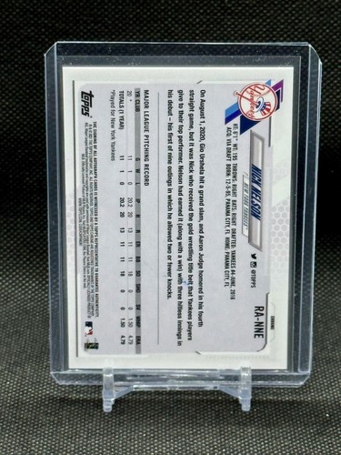Nick Nelson 2021 Topps Chrome - Rookie Autographs #RA-NNE RC NY Yankees - Bild 2 von 2