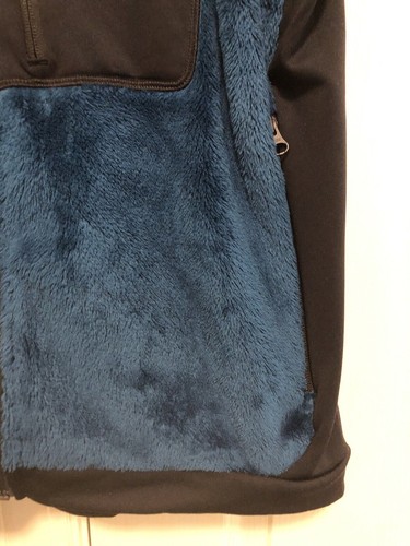 Mountain Hardware Vest Mens L Blue  Monkey Man Full Zip Polartec Fuzzy Fleece  - Picture 6 of 12