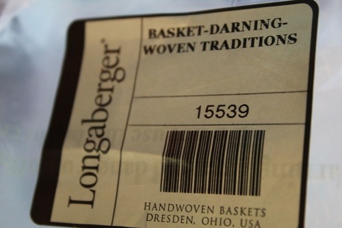 Longaberger Classic Woven Traditions Cesta de Darning con Protector Regular - NUEVO - Imagen 6 de 6