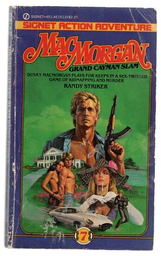 Randy Wayne White (as Randy Striker) GRAND CAYMAN SLAM pback orig SIGNED Mac #7 - Picture 1 of 4