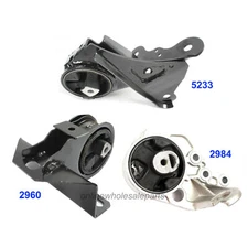 Transmission Mount Set 3PCS 2960 2984 5233 M780 For 96-00 Caravan/ Grand Caravan