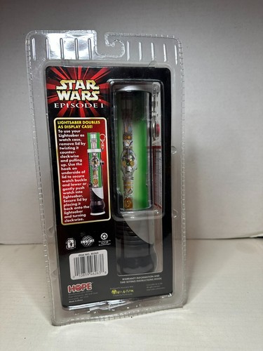 1999 Star Wars Episode 1 C-3PO Collector Watch w/ Lightsaber Display Case new - Picture 2 of 2
