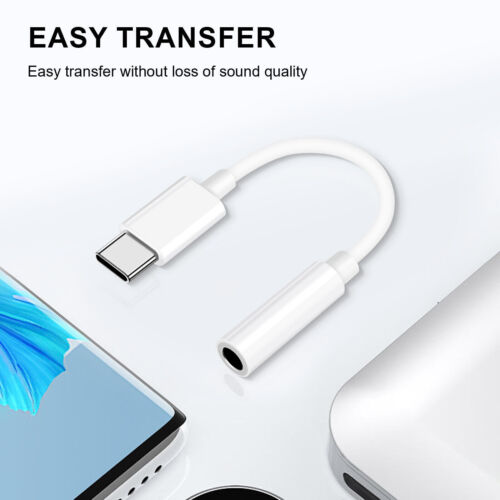 Per Samsung Galaxy S25 S24 Tipo USB C a 3.5mm Aux Jack Adattatore Dongle Auricolare - Foto 20 di 34