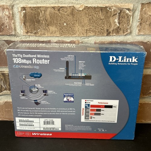 D-LINK WLAN ROUTER DI-784 108Mbps 11a/11g NEU VERSIEGELT - Bild 3 von 7