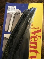 Rain Guards 2Pc Window Vent Visor Shade For Chevy GMC Tahoe Cadillac NOS Black