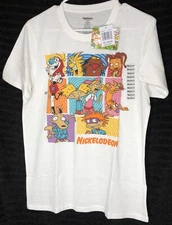 New With Tags Nickelodeon Multiple Characters T-Shirt.  Size Medium.