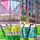 Transparent Window Film Color Solar Tint Self adhesive Stained Glass Decor Vinyl