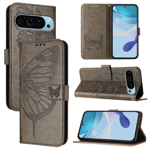 Custodia magnetica in pelle farfalla goffrata per Google Pixel 9A 9 Pro XL 8A 7 - Foto 46 di 116