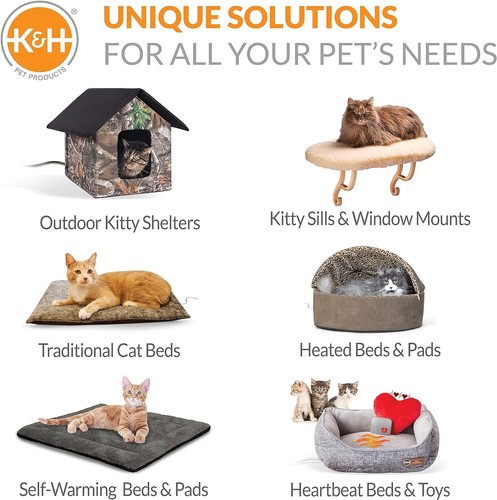 Hund Katze Fenster POD Bett grün K&H Ez Kätzchenschweller Kätzchen Nest Bett - Bild 7 von 8