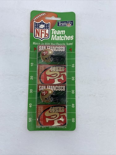 Team NFL Quarterpack San Francisco 49ers Safety Matches Matchsticks 4 Packungen