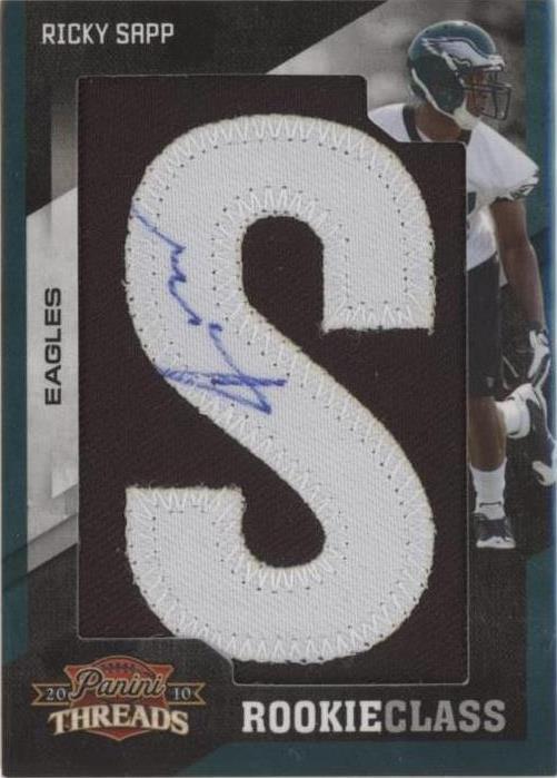 2010 Panini Threads Ricky Sapp #192 - 1 of 2