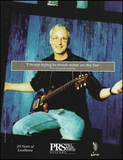 Mr. Paul Reed Smith 20th Anniversary Guitar 2005 PRS ad 8 x 11 advertisement