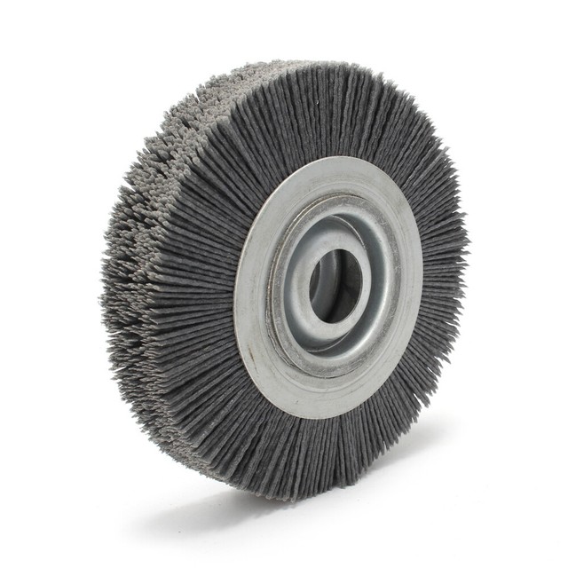 6''Abrasive Nylon Wire Wheel Polishing Brush Grit 120 Bench Grinder F