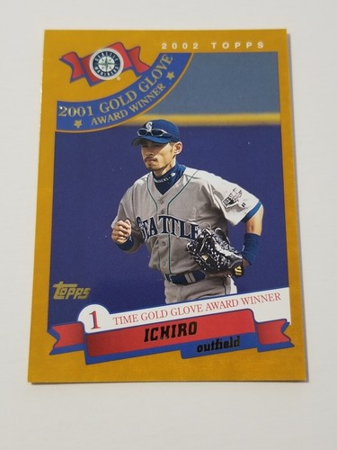 ICHIRO 2002 TOPPS BASEBALL CARD #704 SEATTLE MARINERS - Bild 1 von 2