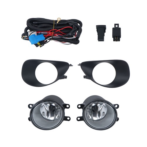 Fog Light Lamp Assembly For 2006-2008 Toyota Yaris Hatchback Clear W/Black Bezel - Bild 3 von 13