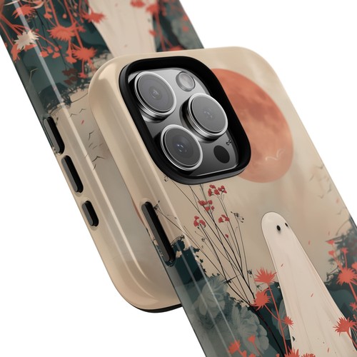 Japanese Style Cute Ghost Wildflowers Boho Tough Phone Case iPhone Samsung Pixel - Afbeelding 32 van 250