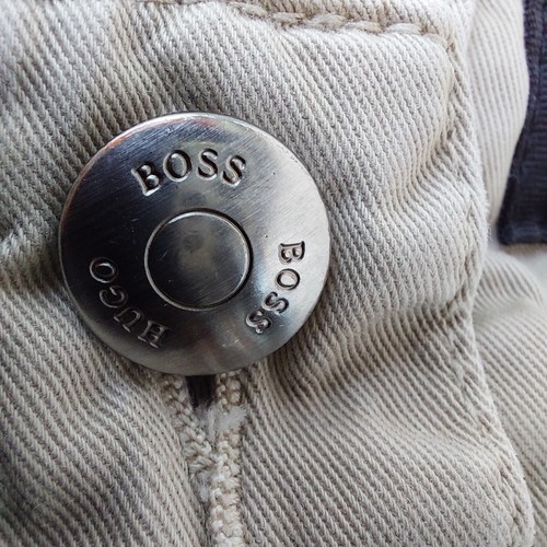 Hugo Boss Mens Jeans Arkansas 13255 W 34 L 30 Beige Barely Worn ✅✅✅ - Picture 9 of 14