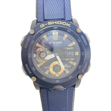 CASIO Quartz wristwatch Degiana Rubber NVY NVY SS GA-2000