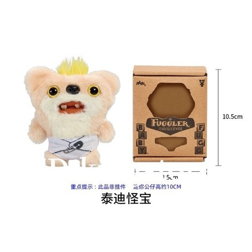 Fuggler Clip on Keychain Funny Ugly Monster with Teeth Plush Toys Gift Hot - Foto 41 di 44