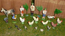 Bauernhof Erzgebirge 24 Masse Figuren Bauer B&auml;uerin Hirte H&uuml;hner Gans Fasan etc.