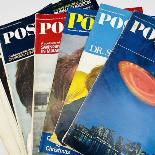 VINTAGE Saturday Evening Post Magazine Lot (7) Kennedy JFK President 1960s UFO - Picture 16 of 20