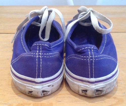 Kids Uk Vans Authenic Purple 1 Trainers Size A8qK1KwpH