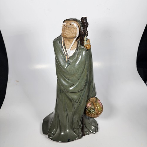 Antike Shiwan Chinesische Mudman Figur Handarbeit Glasierte Keramik - Bild 1 von 13