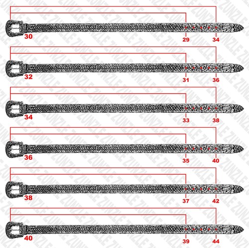 BB Simon Skinny Kish Belt Clear Ice Crystal Black Silver 30 32 34 36 38 40 42 - Picture 4 of 4