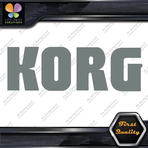 Compatible With Korg Drums Synthesizers Musical Logo Vinyl Decals Stickers - Picture 34 of 85