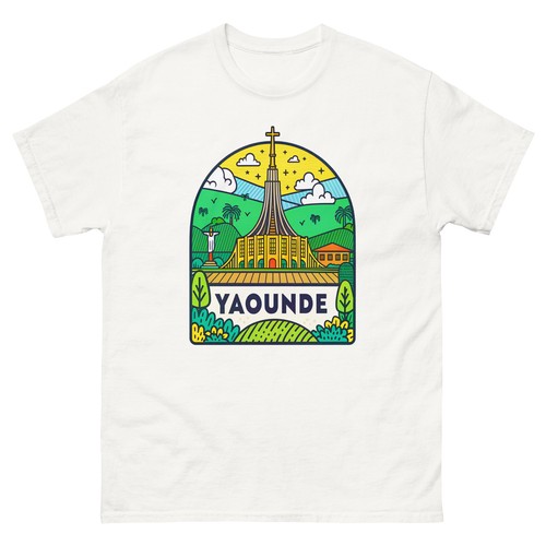 Yaounde World Travel Urban Area City T-Shirt - Bild 12 von 13