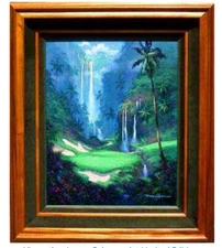 JAMES COLEMAN GOLF "PARADISE FOUND" Numbered Signed 10/250