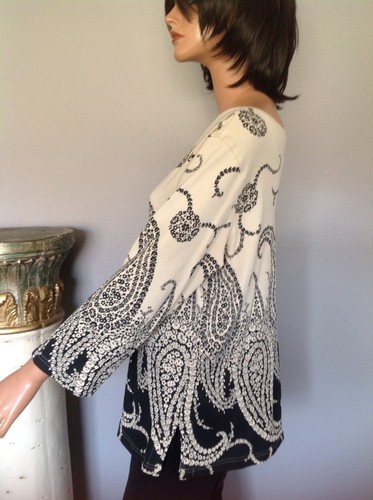 14 Elements Cotton Paisley Chic Hip Top 16 Women's L Classic Designer Fashion w7qPRnt1n