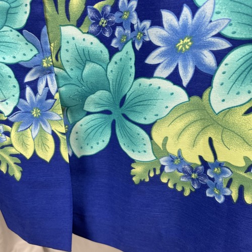 Sag Harbor Womens Floral Dress Petite Size 14P Blue Sleeveless Shift Spring - Picture 5 of 10