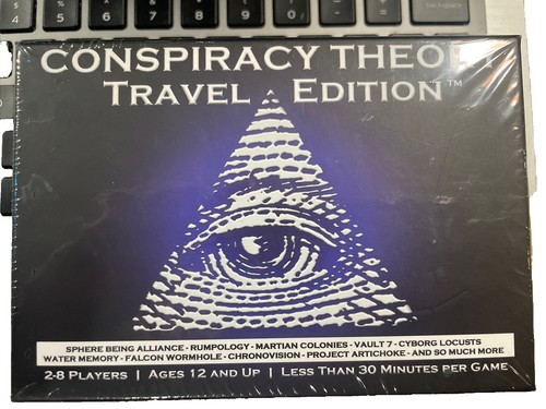 Conspiracy Theory Travel Edition 2020 Neddy Trivia Board Game, New & Sealed - Bild 1 von 3