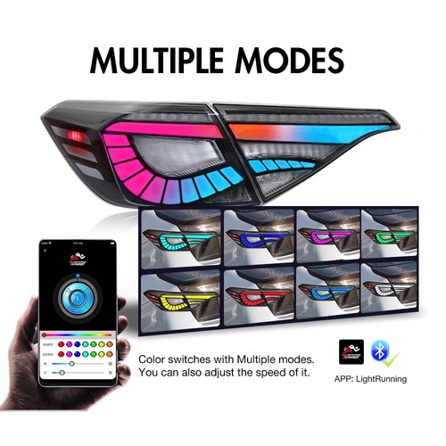 LED Sequential Tail Lights for Honda Civic 11th Gen 2022-2025 Sedan DRL RGB - Picture 4 of 23