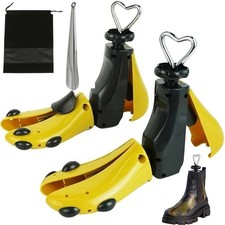 2X Shoe Stretcher Women Men Professional Boot Stretcher Adjustable Width Length