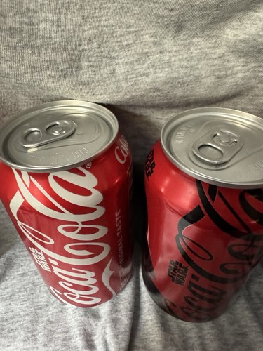 2025 Star Wars Coke & Zero 12oz Can Lot of 2 DARTH VADER & MAUL Coca Cola FULL - Imagen 3 de 6