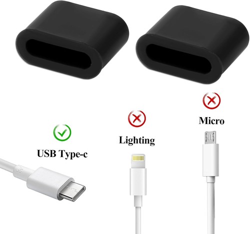 20 Pcs USB C Dust Caps Port Anti Plug Silicone Type C Male Cover...  - Picture 3 of 7