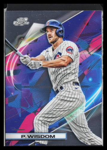 2022 Topps Chrome Cosmic Patrick Wisdom #77 - Picture 1 of 2