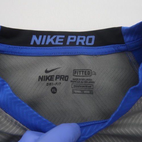 Nike Pro Camicia Uomo Compressione Atletica Taglia XL Baseball Fitted Manica Lunga - Foto 5 di 10