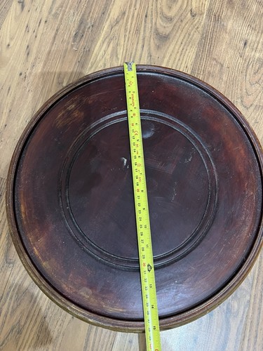 Großer alter chinesischer geschnitzter orientalischer Holzständer für Vase Ornament 16 Zoll - Bild 3 von 11